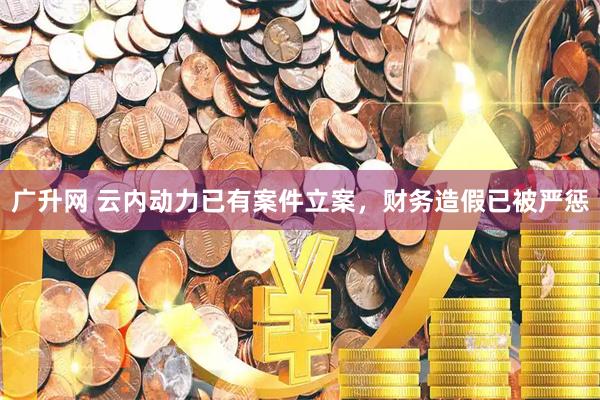 广升网 云内动力已有案件立案，财务造假已被严惩